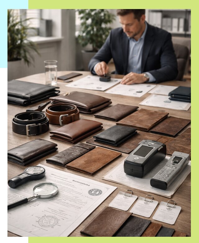 Сертификация кожаных изделий в Бугульме от 12130 р. | Алешин-Бгл