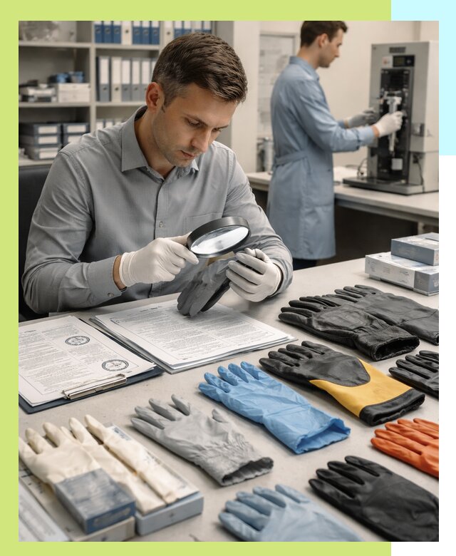 Сертификация перчаток и средств защиты продукции в Бугульме