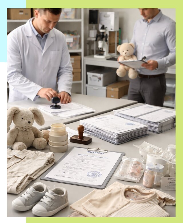 Сертификация детских товаров в Бугульме от 15162 р. | Алешин-Бгл