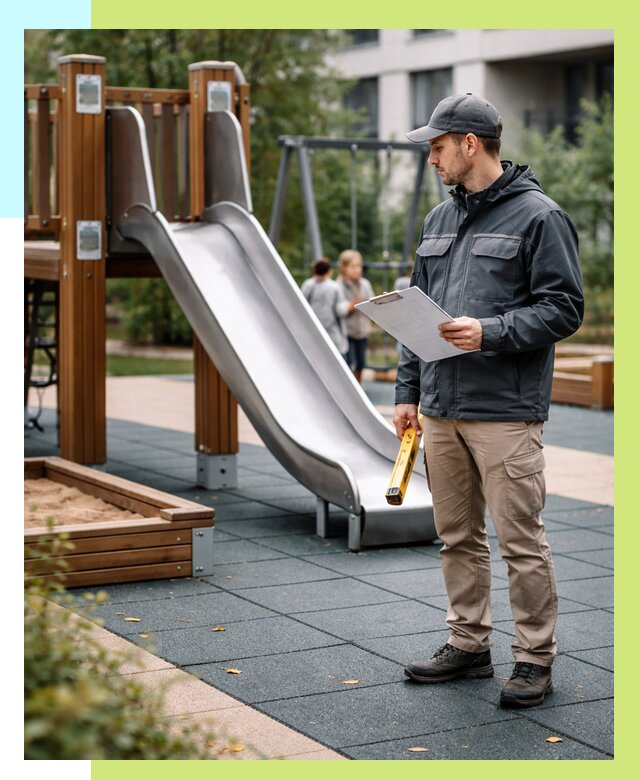 Сертификация детских площадок в Бугульме от 25270 р. | Алешин-Бгл