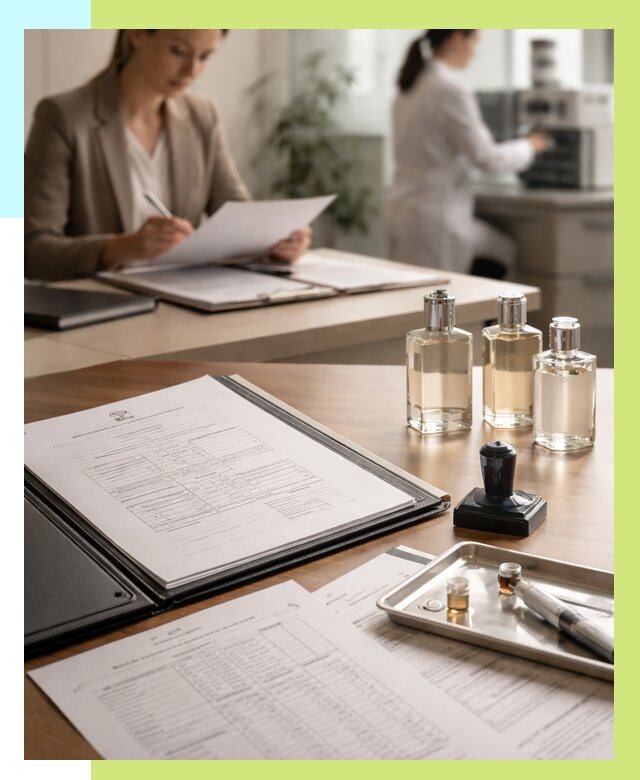 Сертификация парфюмерии в Бугульме от 15162 р. | Алешин-Бгл