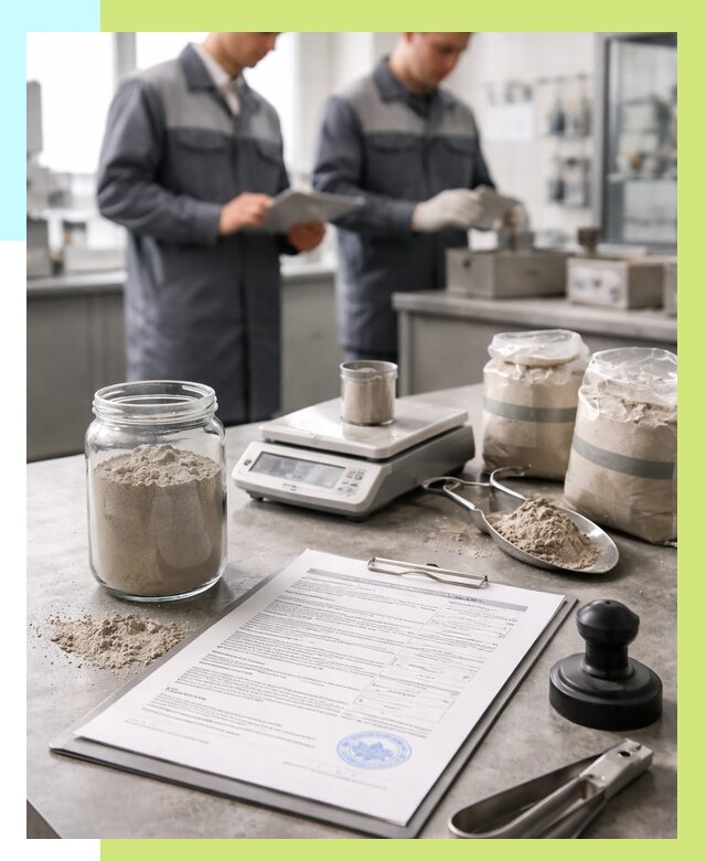 Сертификация цемента в Бугульме от 20216 р. | Алешин-Бгл