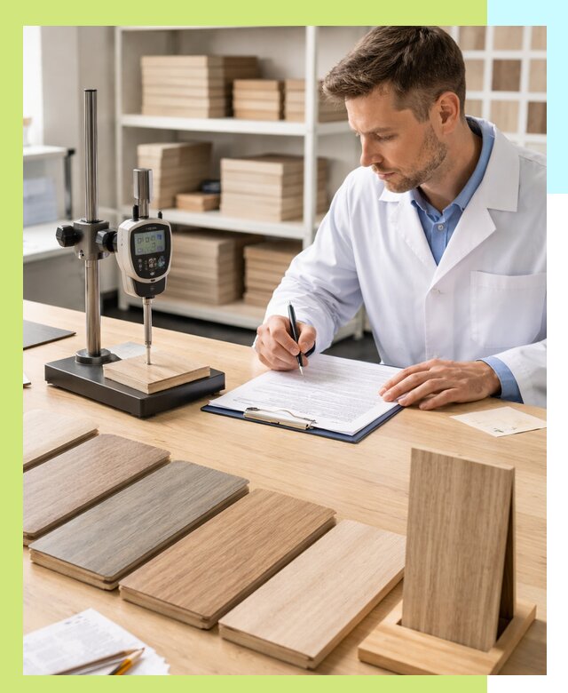 Сертификация ламината с испытаниями и оформлением документов в Бугульме