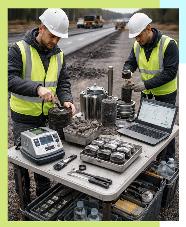 Сертификация асфальта: испытания и подтверждение в Бугульме