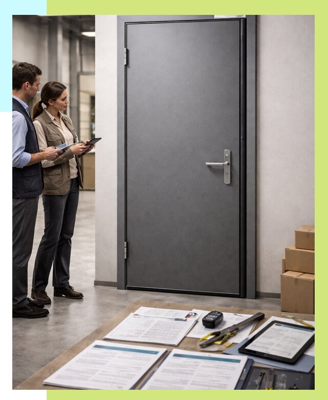 Сертификация противопожарных дверей в Бугульме от 9097 р. | Алешин-Бгл