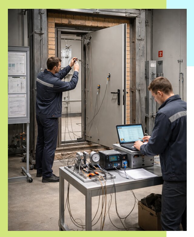 Сертификация противопожарных дверей в Бугульме по ГОСТ и ТР