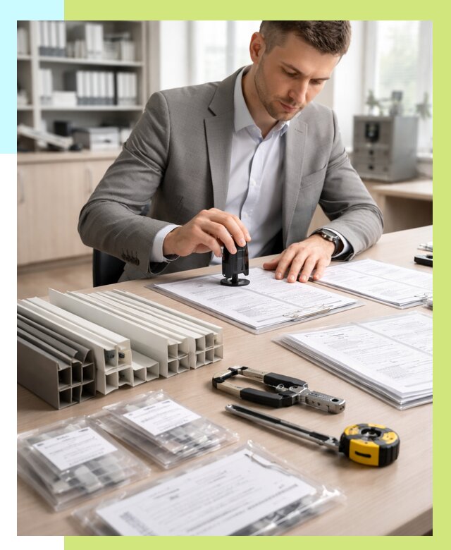 Сертификация ПВХ продукции в Бугульме от 8592 р., Алешин-Бгл