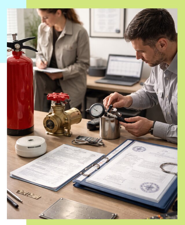 Сертификация пожарного оборудования в Бугульме от 15162 р.|Алешин-Бгл