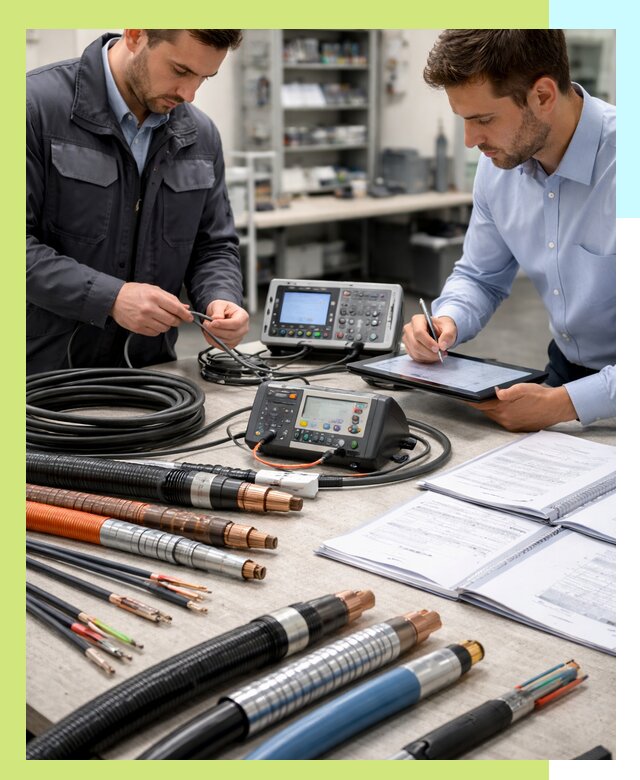 Сертификация кабеля и электропроводки в Бугульме под ключ