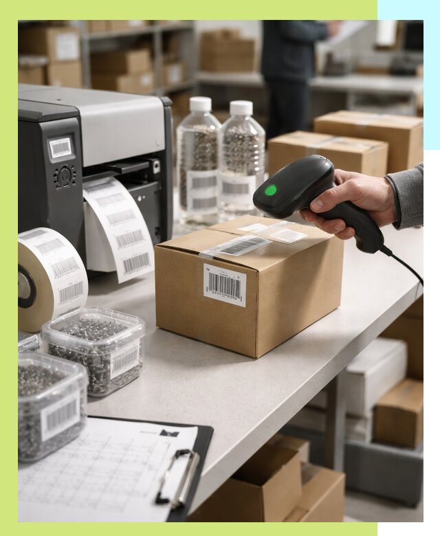 Штрихкодирование продукции и маркировка для продажи в Бугульме
