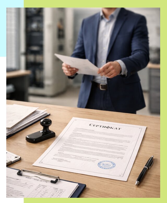 Сертификат на оборудование в Бугульме от 15162 р. | Алешин-Бгл