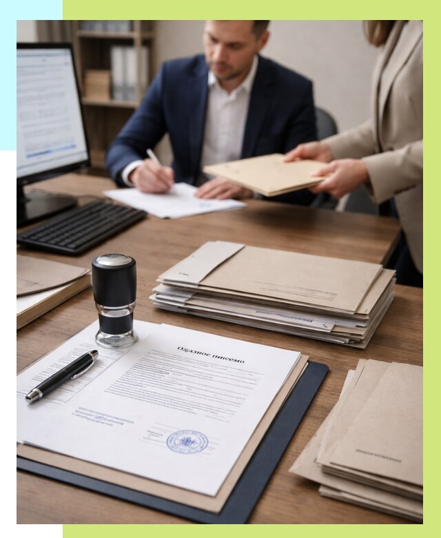 Отказное письмо для таможни в Бугульме от 3032 р, Алешин-Бгл