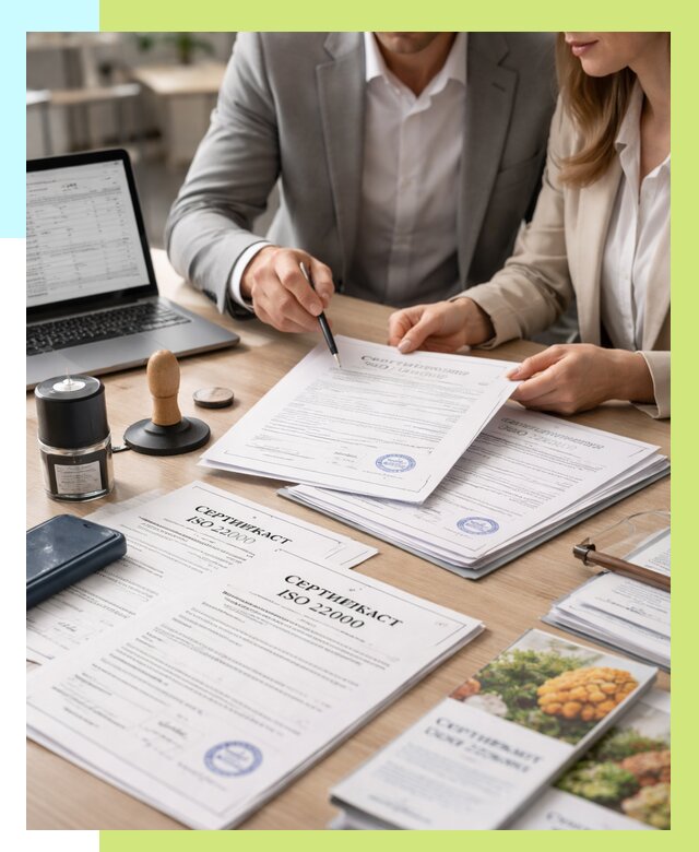 Сертификат ISO 22000 в Бугульме от 40432 р. под ключ | Алешин-Бгл