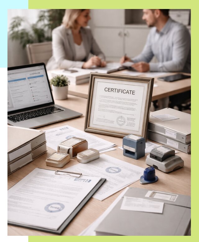 Сертификация компании в Бугульме от 45486 р. | Алешин-Бгл — заказ